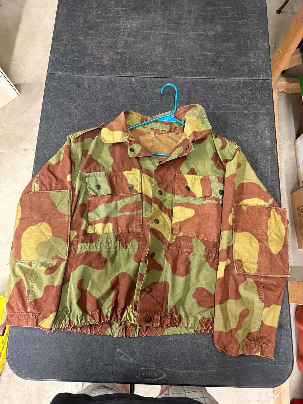 Vintage 1960s Italian Army Telo Mimetico San Marco Camouflage Jacket